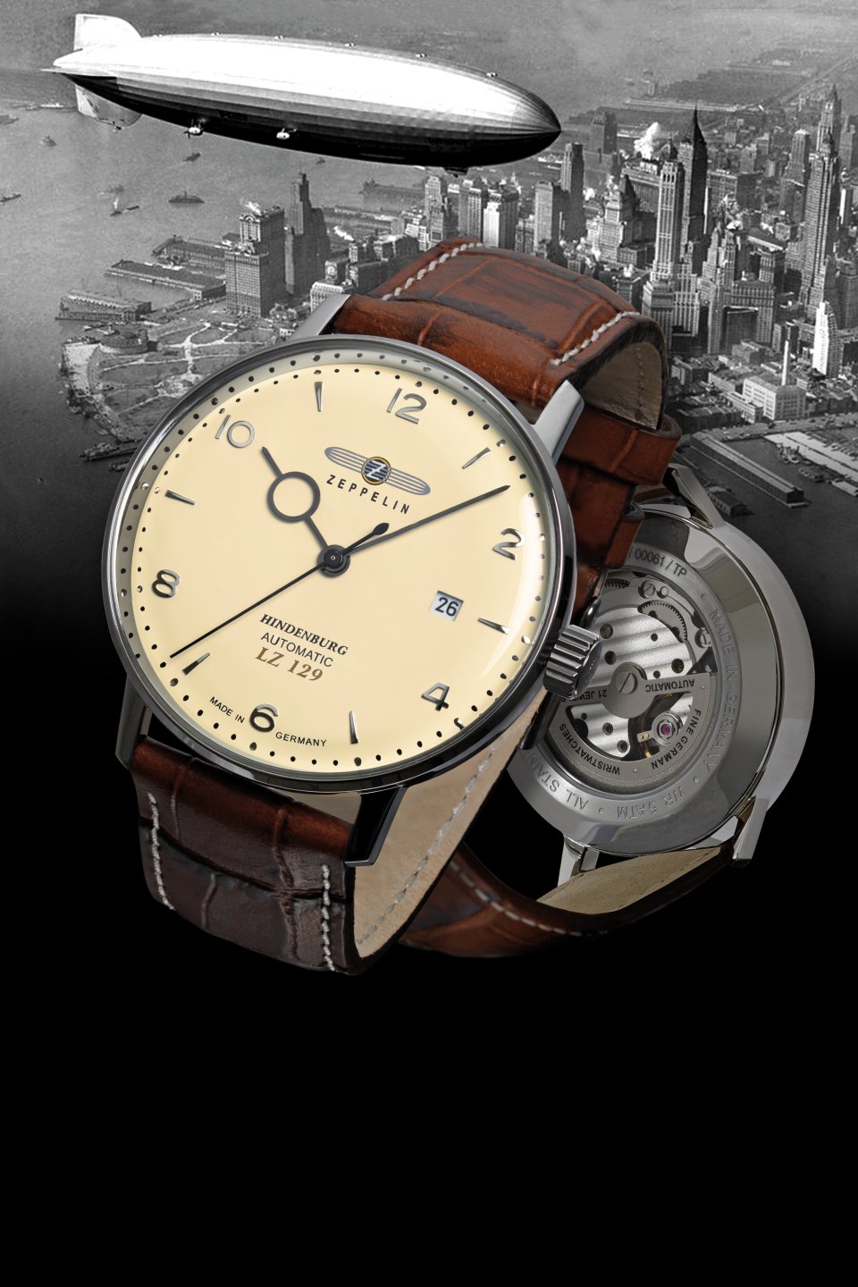 ZEPPELIN Herrenuhr "LZ 129 Hindenburg" 8062-5