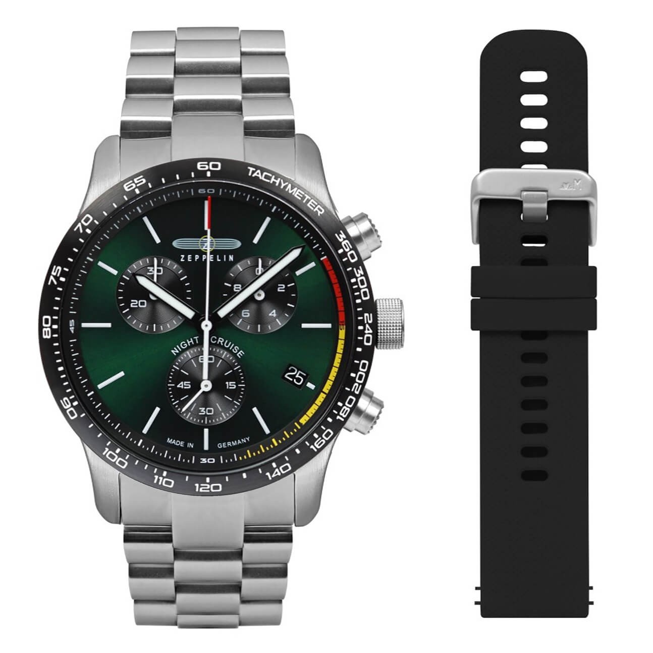 ZEPPELIN Herrenuhr "Night Cruise", 7288M-4 Set ZEPPELIN Herrenuhr "Night Cruise", 7288M-4 Set
