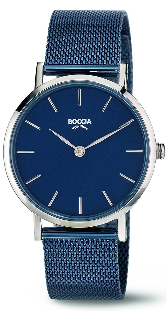 Uhrenarmband BOCCIA 3281-07, blau 16 mm Uhrenarmband BOCCIA 3281-07, blau 16 mm