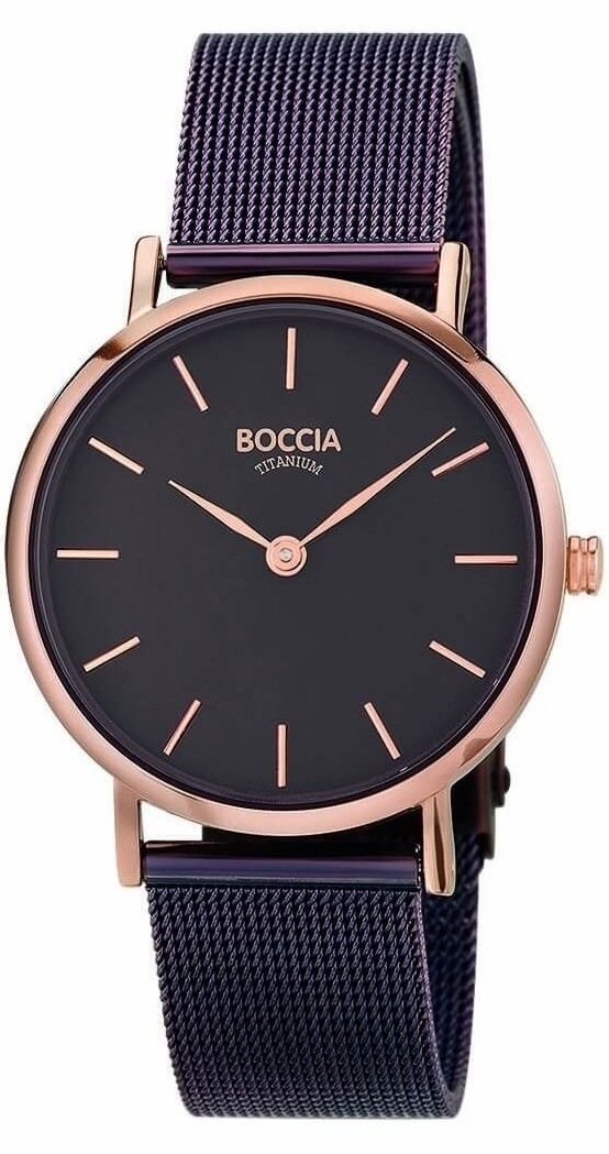 Uhrenarmband BOCCIA 3281-05, aubergine 16 mm Uhrenarmband BOCCIA 3281-05, aubergine 16 mm