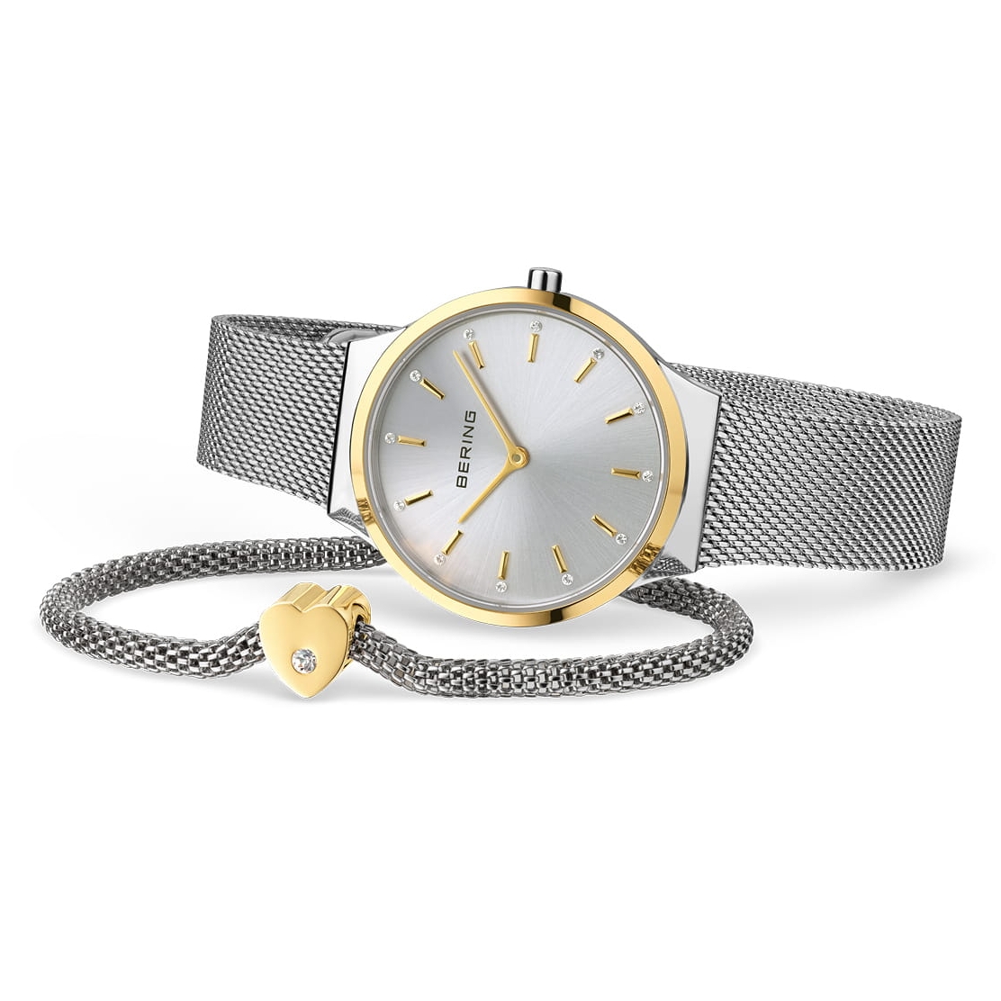 BERING Damenuhr "Classic" 12131-014-GWP, Set silber/gelbgold BERING Damenuhr "Classic" 12131-014-GWP, Set silber/gelbgold