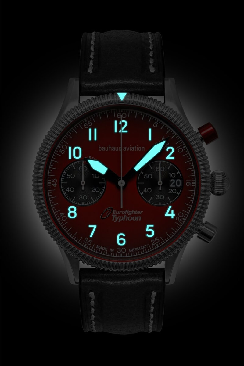 BAUHAUS Herrenuhr "Aviation Eurofighter" 2576-5 BAUHAUS Herrenuhr "Aviation Eurofighter" 2576-5