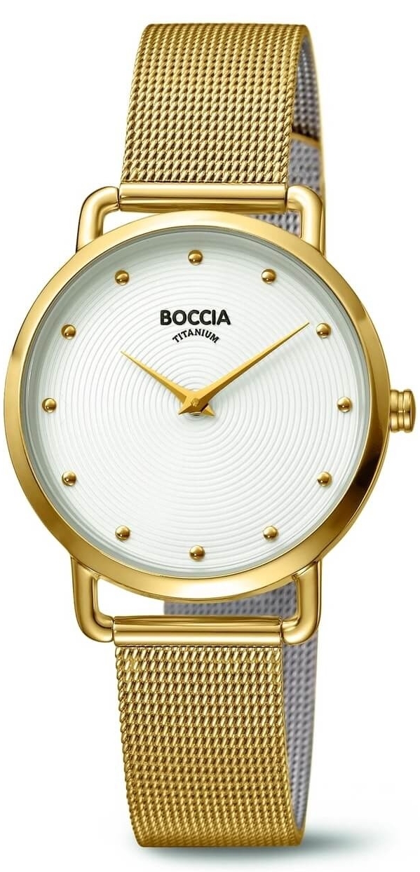 Uhrenarmband BOCCIA 3314-06, gelbgold 14 mm Uhrenarmband BOCCIA 3314-06, gelbgold 14 mm