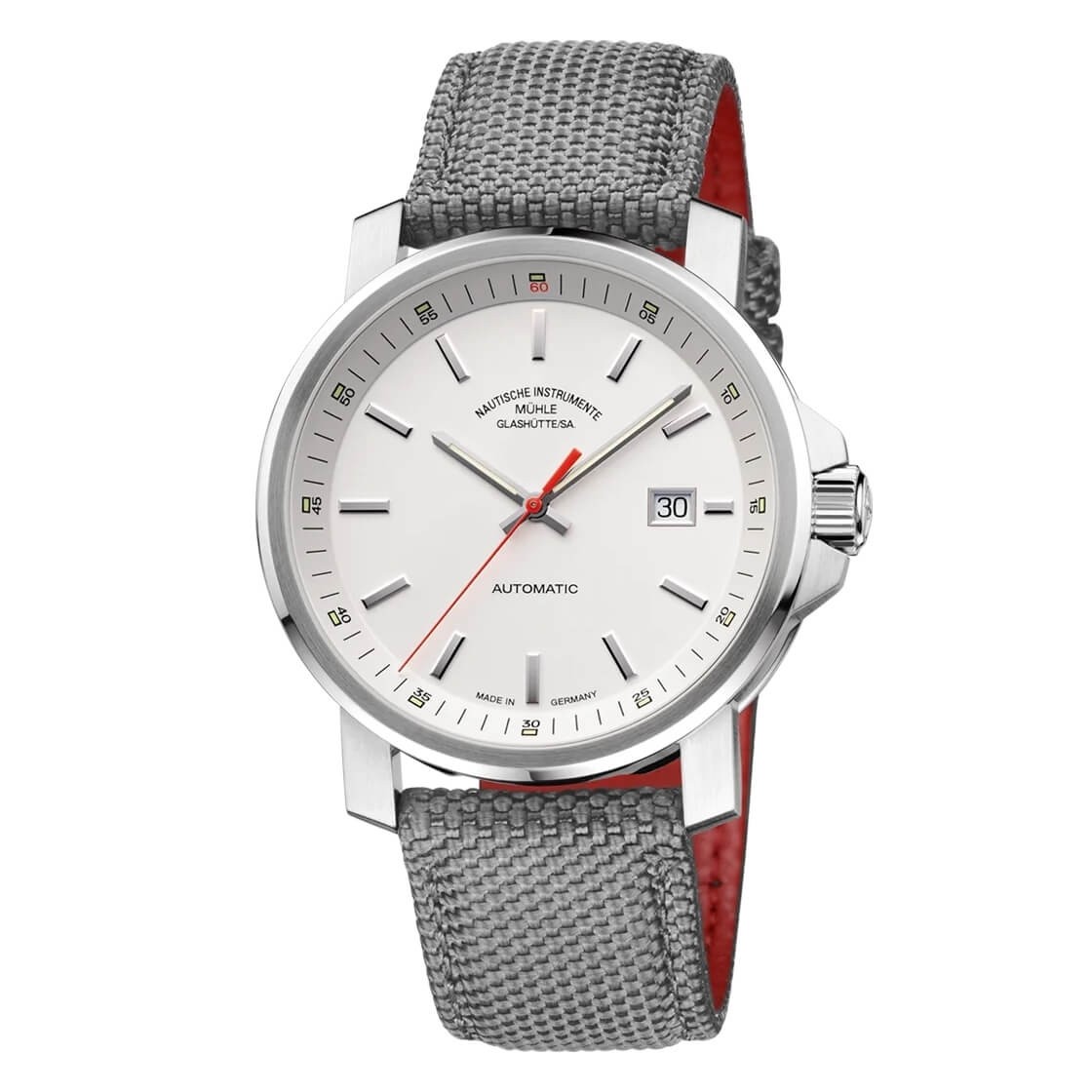 Uhrenarmband MÜHLE GLASHÜTTE "29er Big" M1-25-31-CB-2, grau 22 mm Uhrenarmband MÜHLE GLASHÜTTE "29er Big" M1-25-31-CB-2, grau 22 mm