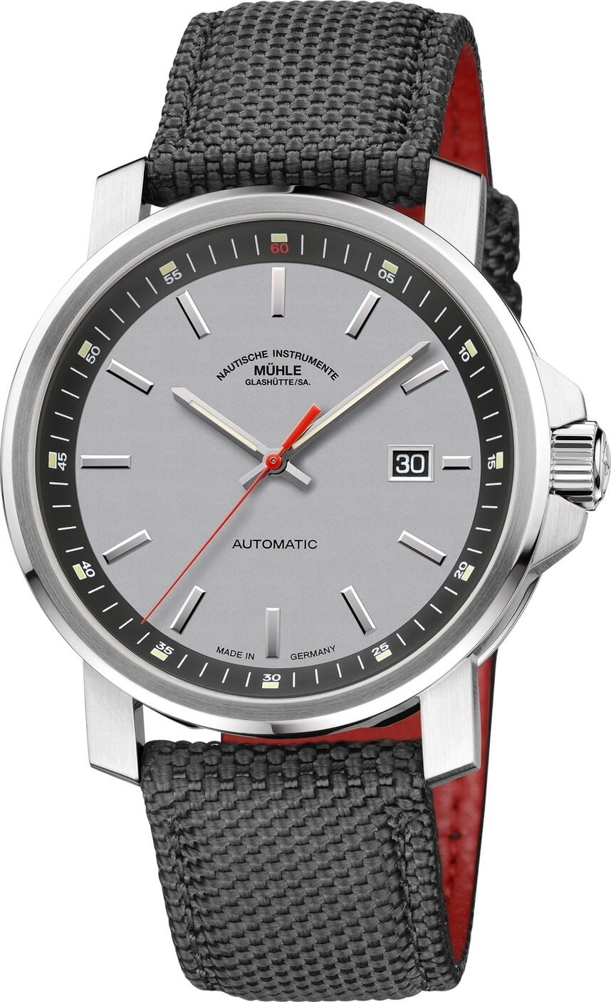 Uhrenarmband MÜHLE GLASHÜTTE "29er Big" M1-25-37-CB-2, grau 22 mm Uhrenarmband MÜHLE GLASHÜTTE "29er Big" M1-25-37-CB-2, grau 22 mm