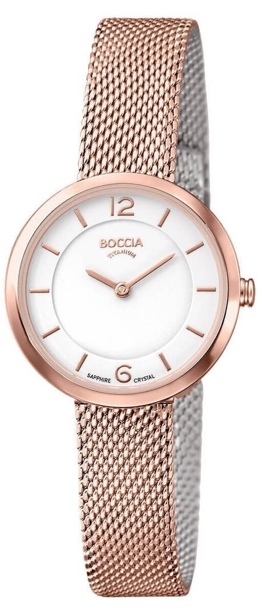 Uhrenarmband BOCCIA 3266-07, rosegold 12 mm Uhrenarmband BOCCIA 3266-07, rosegold 12 mm