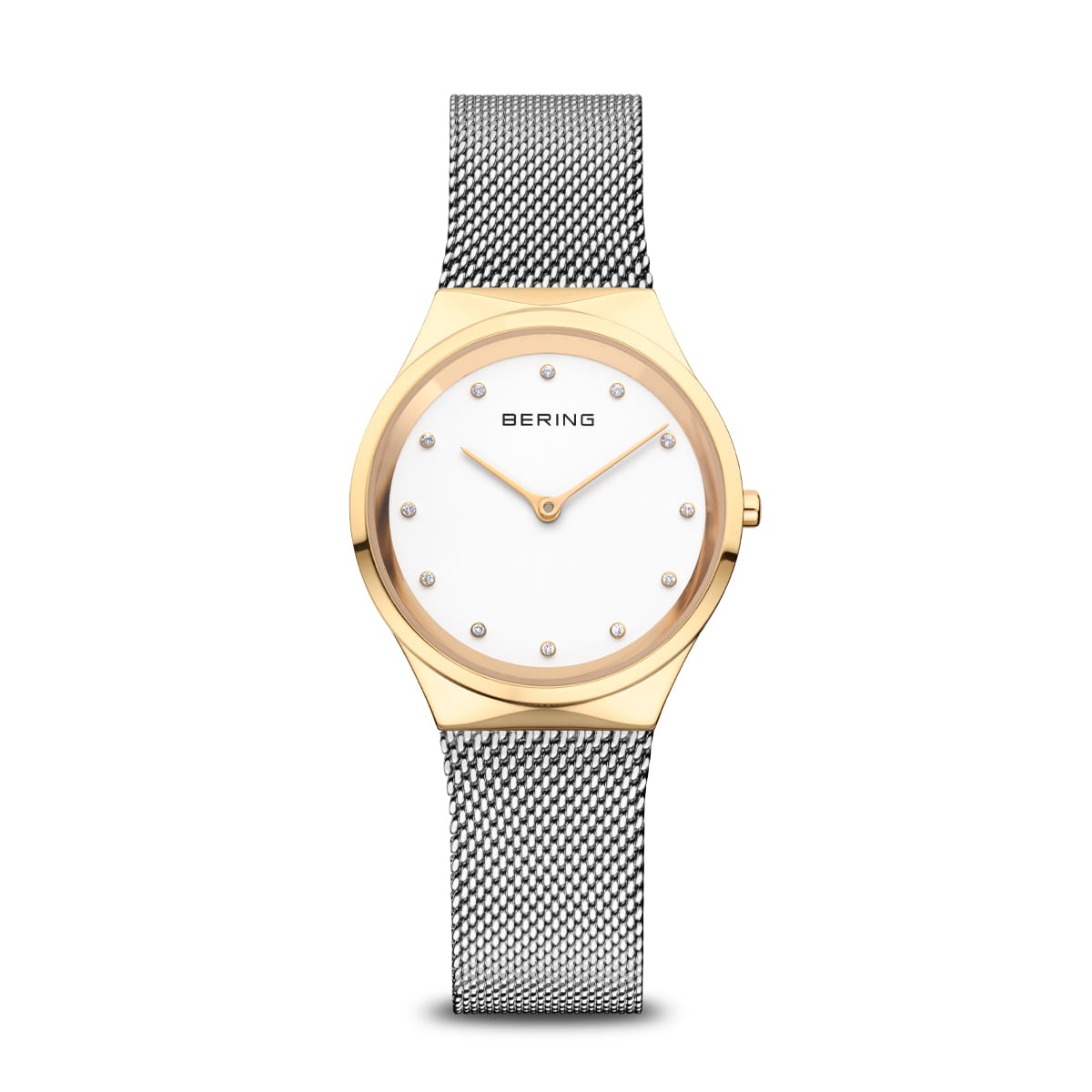 BERING Damenuhr "Classic" 12131-010-190-GWP1, Set silber/gelbgold