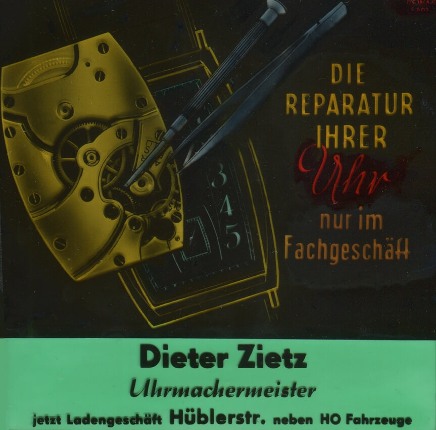 DEWAG-Werbung im Kino Schillergarten Dresden DEWAG-Werbung im Kino Schillergarten Dresden
