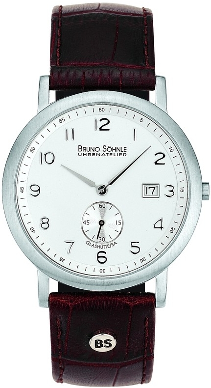 Uhrenarmband BRUNO SÖHNLE "Prato" 17-13036-221, braun dunkel 20 mm Uhrenarmband BRUNO SÖHNLE "Prato" 17-13036-221, braun dunkel 20 mm