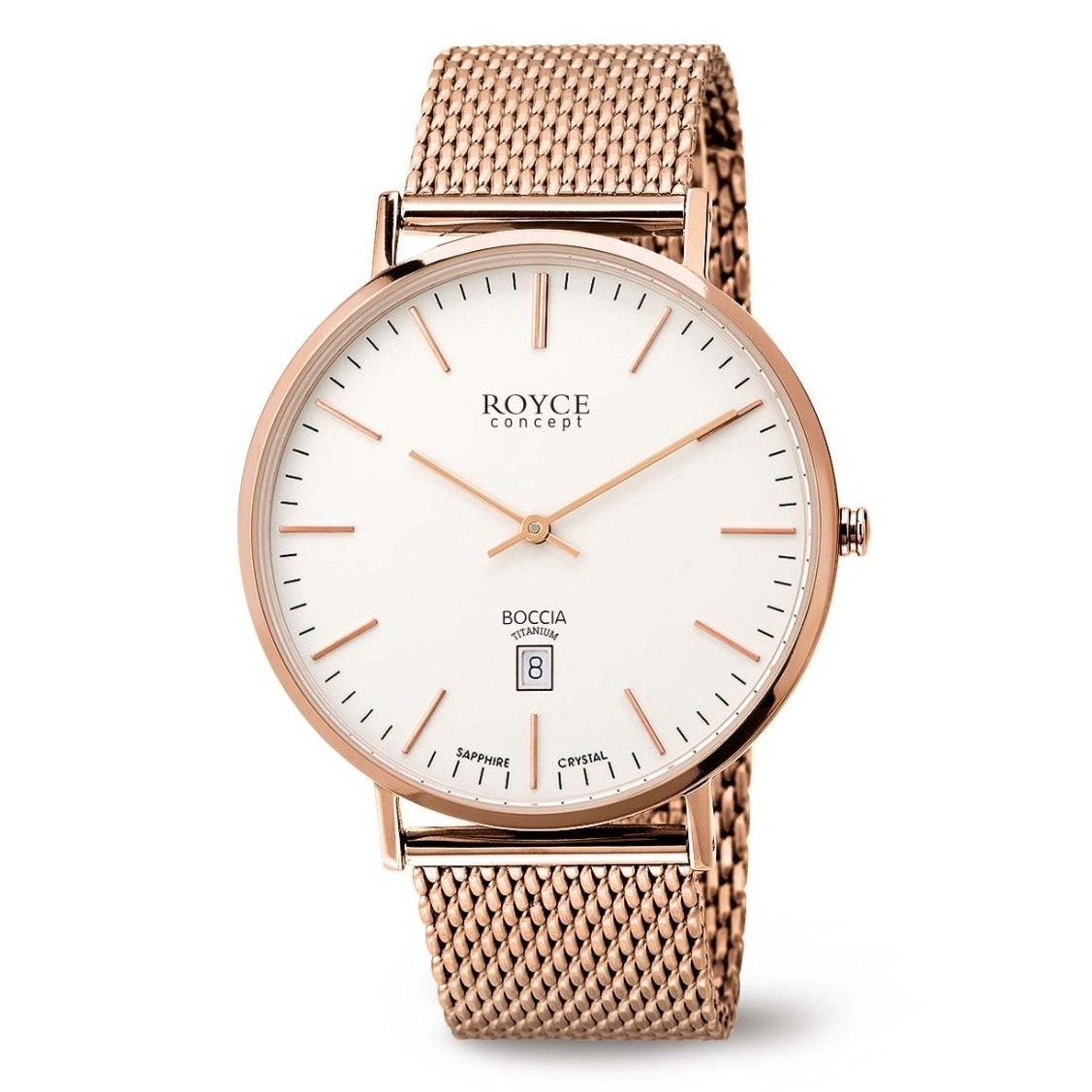 Uhrenarmband BOCCIA 3589-09, rosegold 20 mm Uhrenarmband BOCCIA 3589-09, rosegold 20 mm
