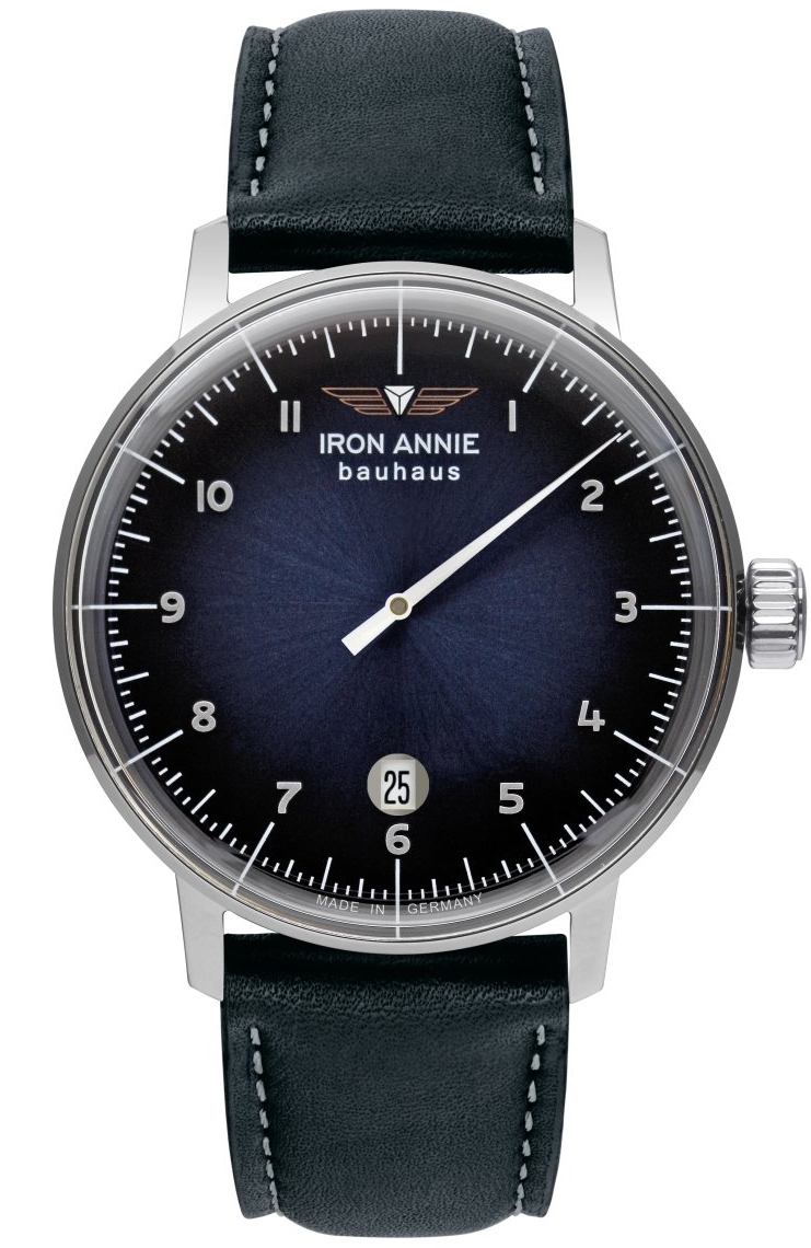 Uhrenarmband IRON ANNIE "Bauhaus", 5042-3, blau dunkel 20 mm Uhrenarmband IRON ANNIE "Bauhaus", 5042-3, blau dunkel 20 mm