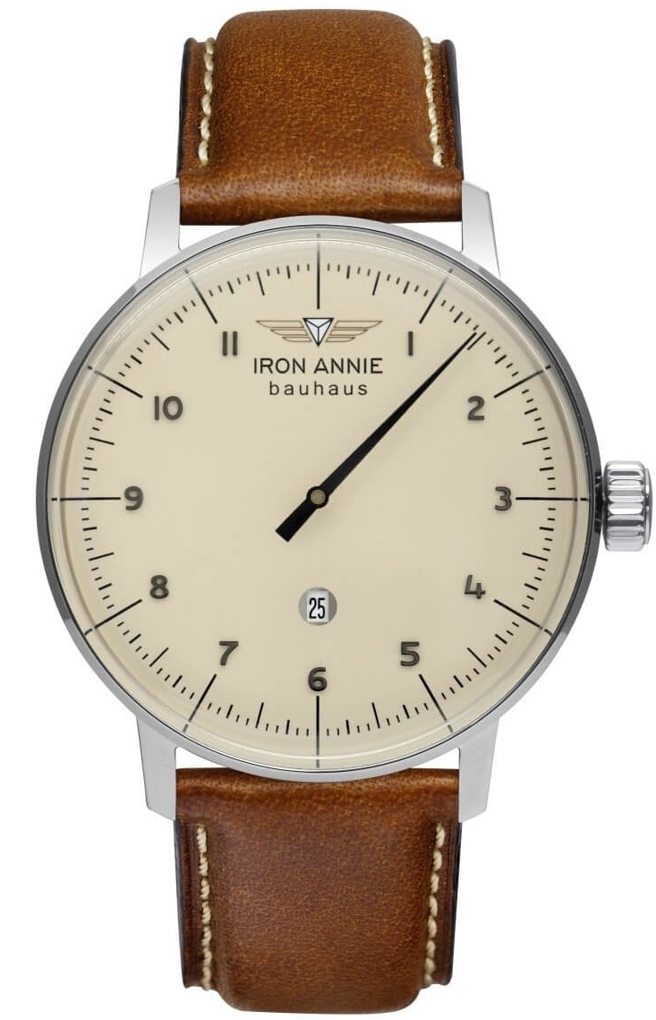 Uhrenarmband IRON ANNIE "Bauhaus", 5040-5, braun hell 20 mm Uhrenarmband IRON ANNIE "Bauhaus", 5040-5, braun hell 20 mm