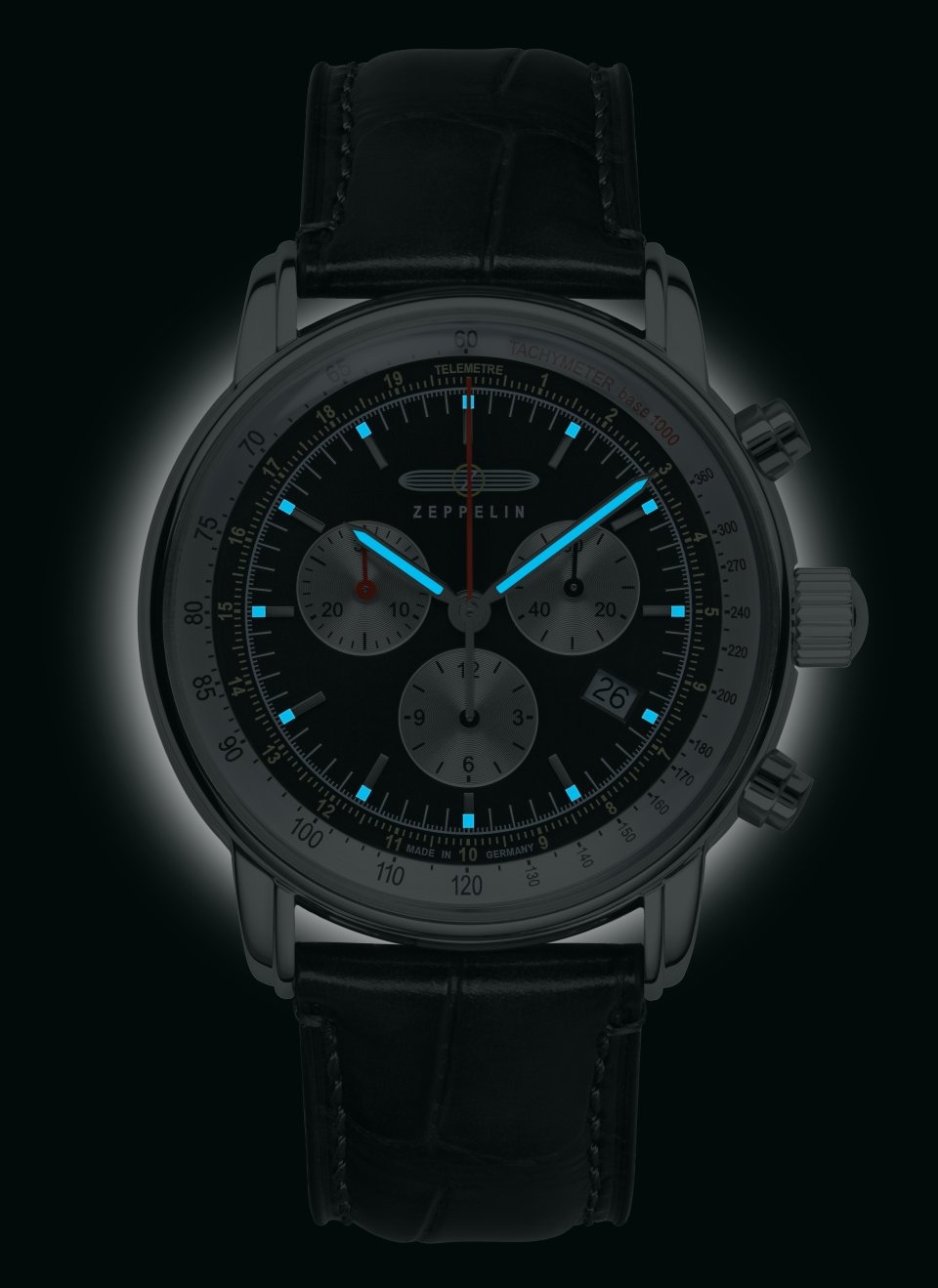 ZEPPELIN Herrenuhr "LZ 14 Marine" 8888-2