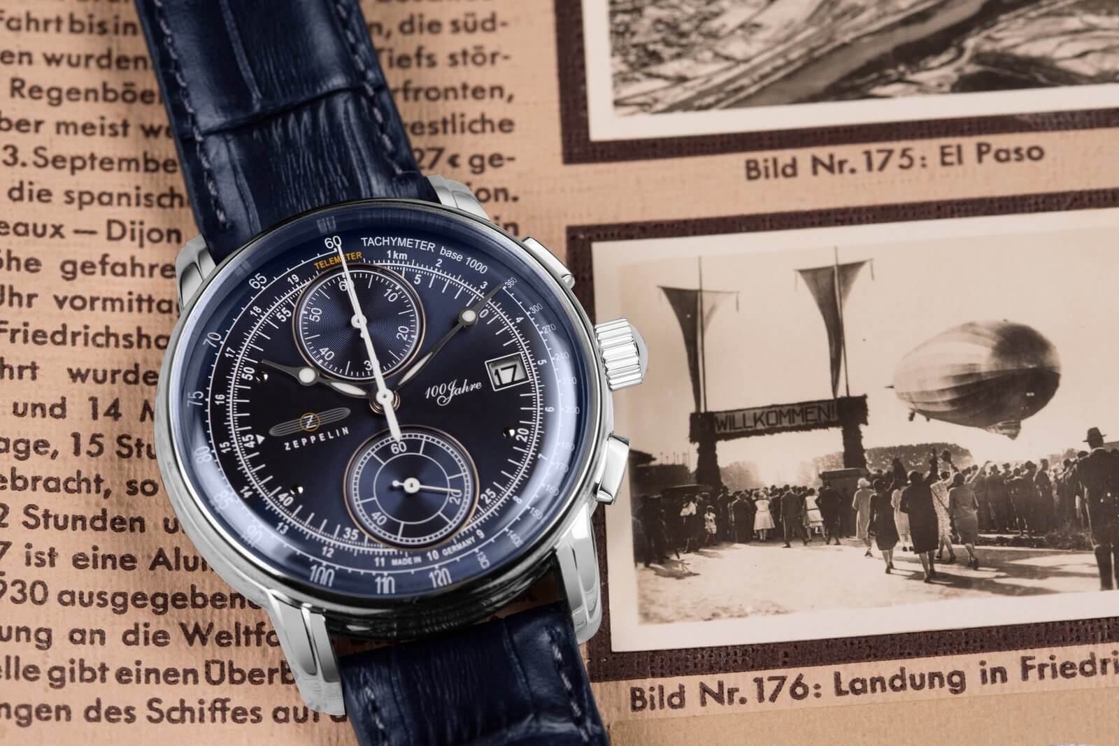 ZEPPELIN Herrenuhr "100 Jahre Zeppelin, ED. 1" 8670-3 ZEPPELIN Herrenuhr "100 Jahre Zeppelin, ED. 1" 8670-3