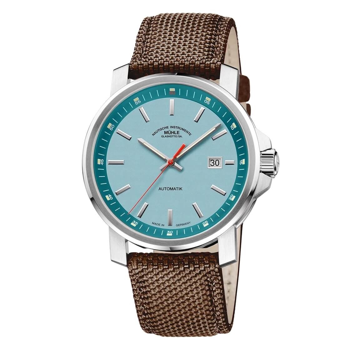 Uhrenarmband MÜHLE GLASHÜTTE "29er Big", M1-25-39-CB-3, braun 22 mm Uhrenarmband MÜHLE GLASHÜTTE "29er Big", M1-25-39-CB-3, braun 22 mm