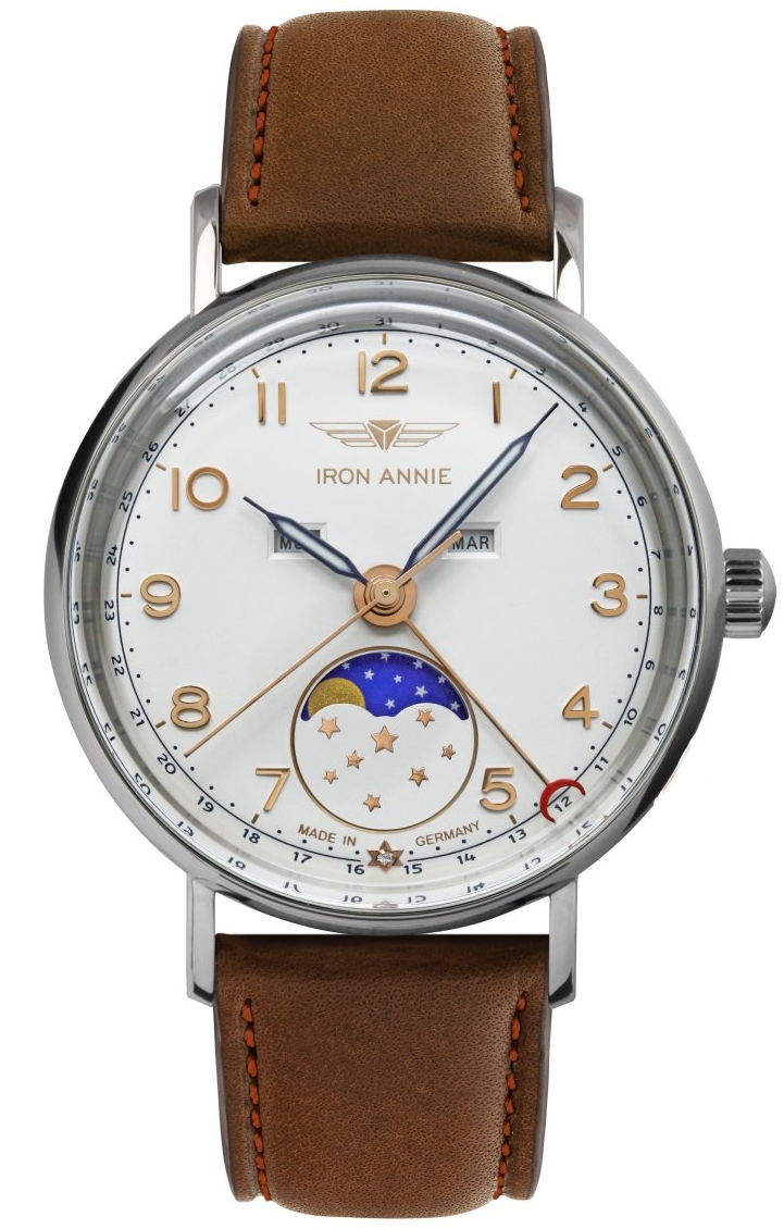 Uhrenarmband IRON ANNIE "Amazonas Impressionen", 5977-1, braun 18 mm Uhrenarmband IRON ANNIE "Amazonas Impressionen", 5977-1, braun 18 mm