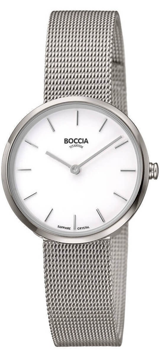 Uhrenarmband BOCCIA 3279-04, silber 14 mm Uhrenarmband BOCCIA 3279-04, silber 14 mm
