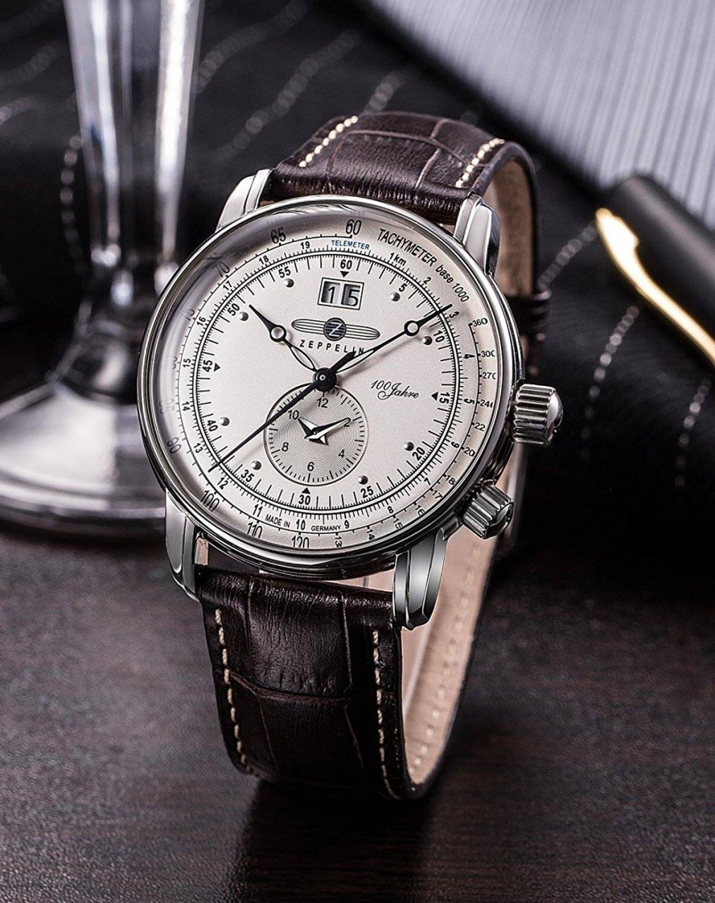 ZEPPELIN Herrenuhr "100 Jahre Zeppelin, ED. 1", 7640-1 ZEPPELIN Herrenuhr "100 Jahre Zeppelin, ED. 1", 7640-1