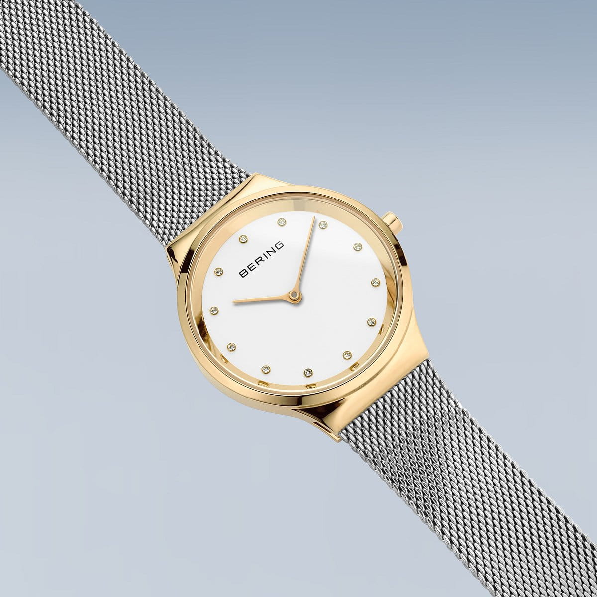 BERING Damenuhr "Classic" 12131-010-190-GWP1, Set silber/gelbgold