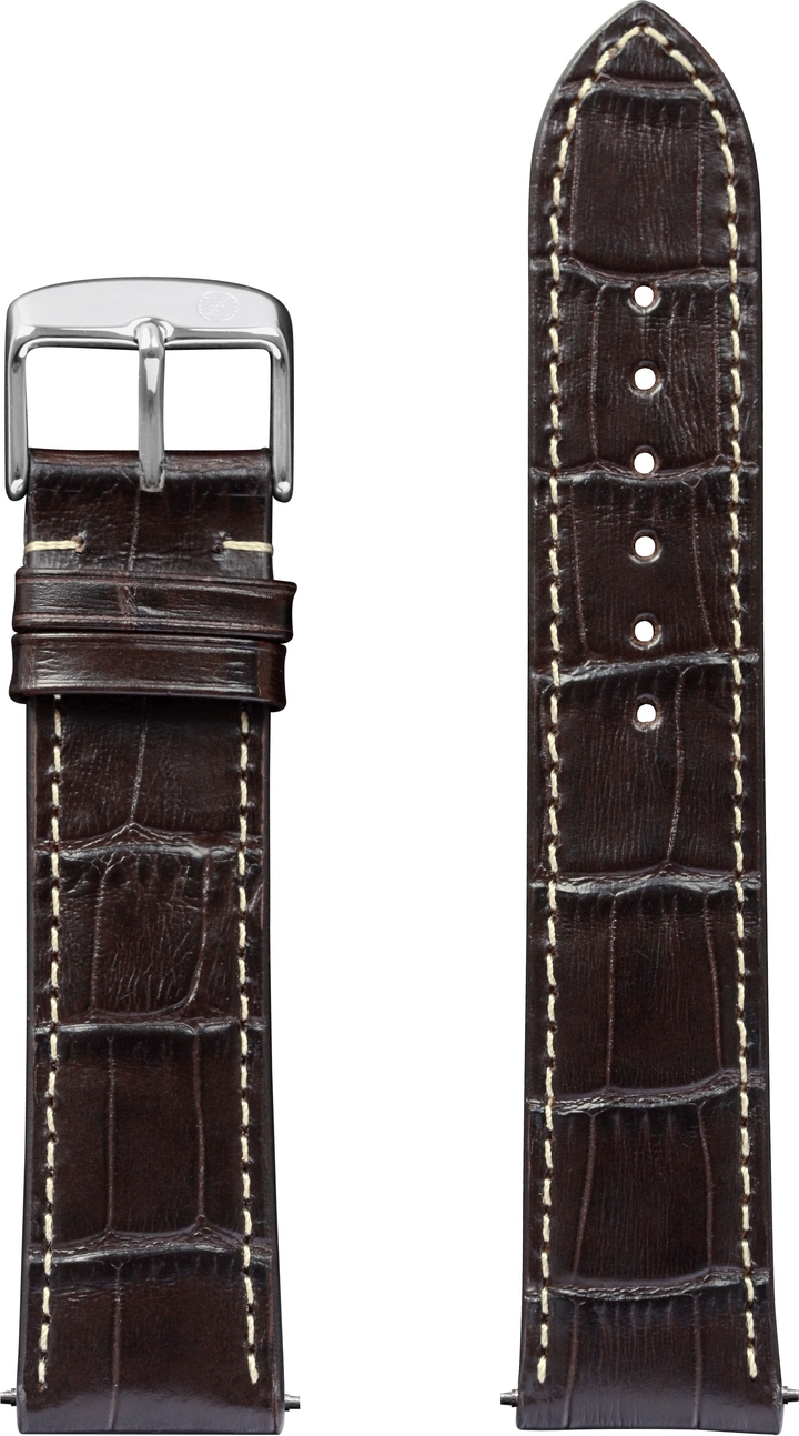 ZEPPELIN Uhrenarmband "100 Jahre Zeppelin", 7680-1, braun dunkel 22 mm ZEPPELIN Uhrenarmband "100 Jahre Zeppelin", 7680-1, braun dunkel 22 mm