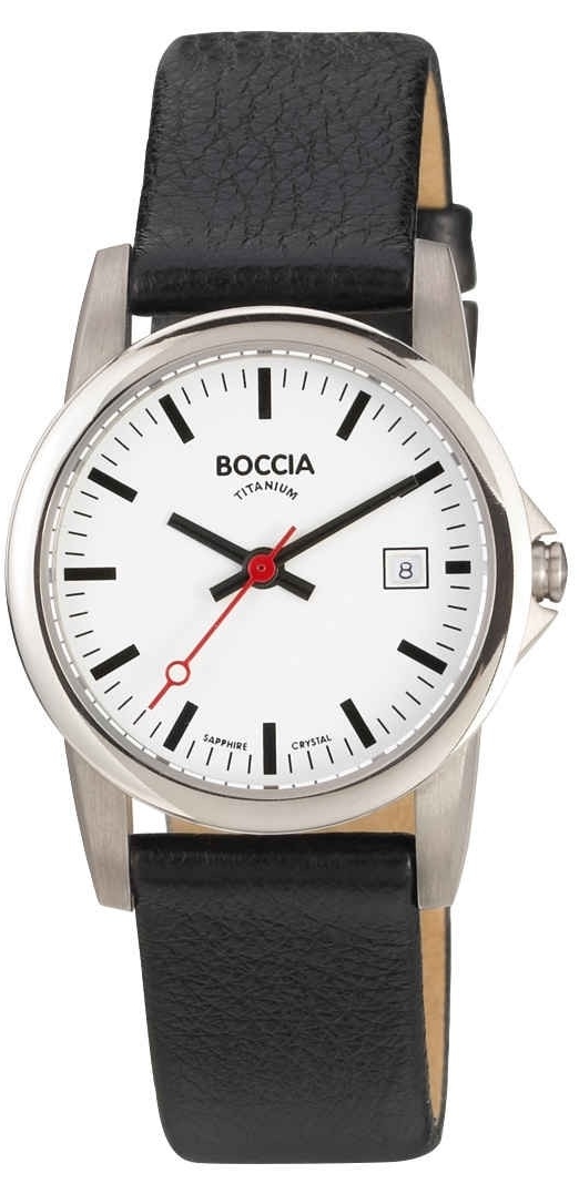 Uhrenarmband BOCCIA 3298-04, schwarz 16 mm Uhrenarmband BOCCIA 3298-04, schwarz 16 mm