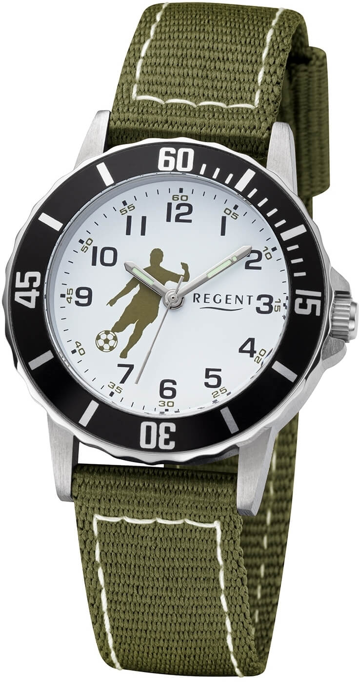REGENT Kinderuhr F-1377, mit Fußballer