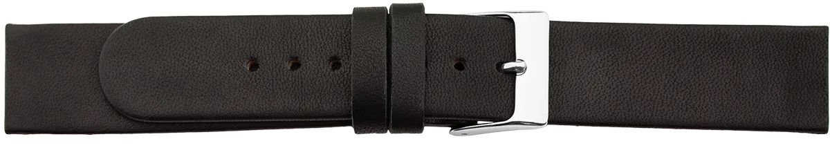 Uhrenarmband PEBRO schwarz glatt geschraubt, 798 GB