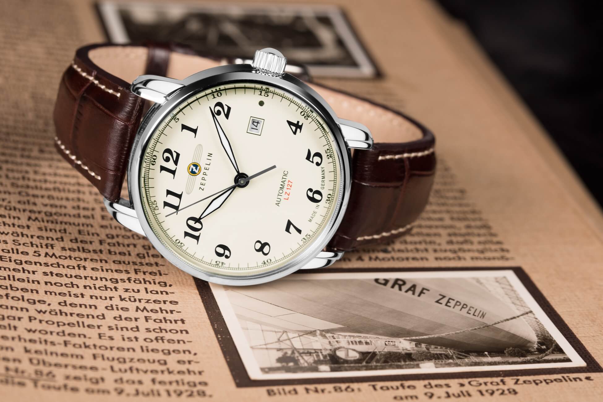 ZEPPELIN Herrenuhr "LZ 127 Graf Zeppelin" 7656-5 ZEPPELIN Herrenuhr "LZ 127 Graf Zeppelin" 7656-5