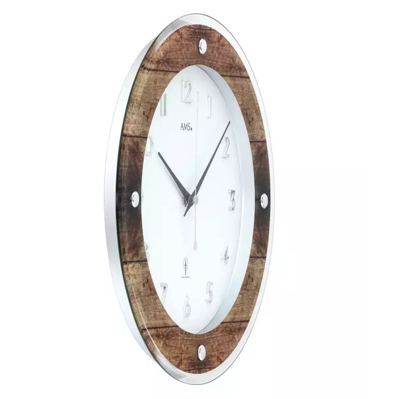 AMS Funk Wanduhr 5565