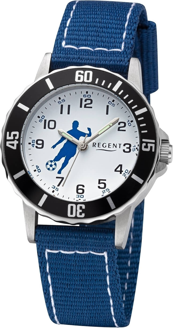 REGENT Kinderuhr F-1375, mit Fußballer