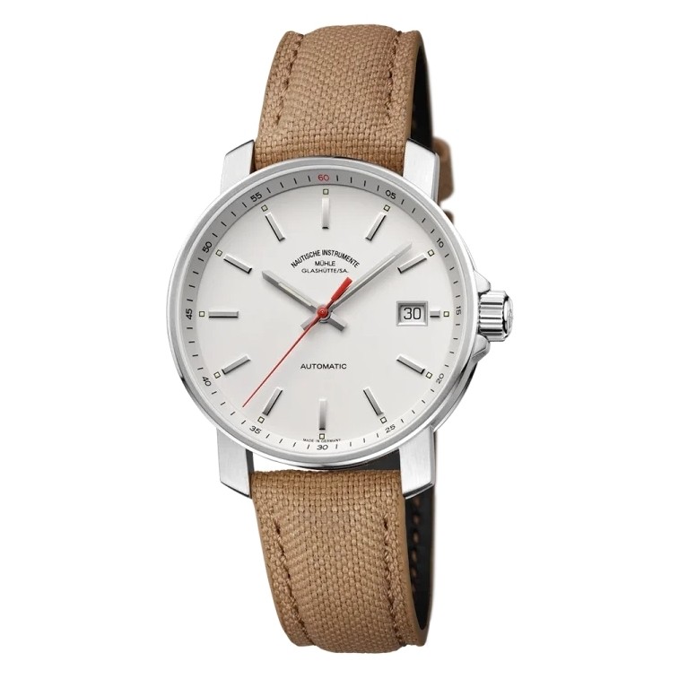 Uhrenarmband MÜHLE GLASHÜTTE "29er" M1-25-21-CB, sandfarben 18 mm Uhrenarmband MÜHLE GLASHÜTTE "29er" M1-25-21-CB, sandfarben 18 mm