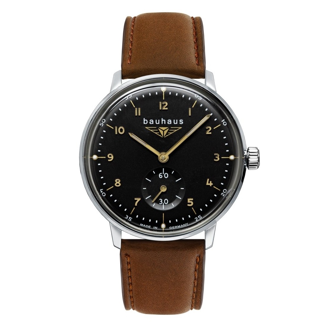 Uhrenarmband BAUHAUS "Classic" 2037-2, braun 18 mm Uhrenarmband BAUHAUS "Classic" 2037-2, braun 18 mm