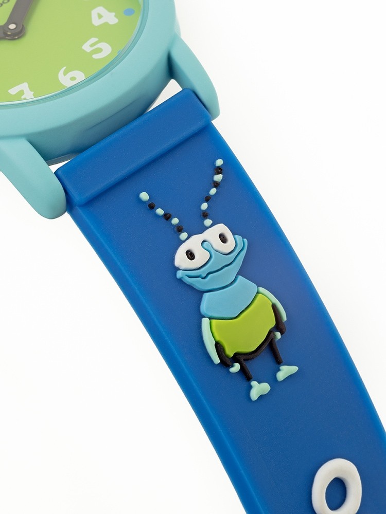 DUZZIDOO Kinderuhr mit hellblauen Käfer DUZZIDOO Kinderuhr mit hellblauen Käfer