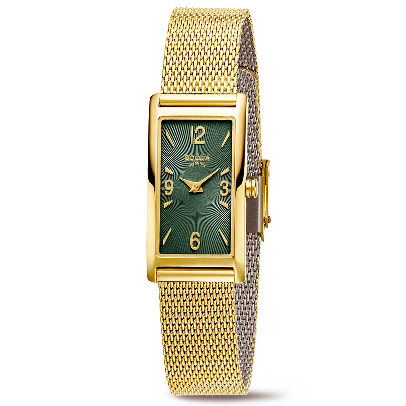 Uhrenarmband BOCCIA 3366-03, gelbgold 14 mm Uhrenarmband BOCCIA 3366-03, gelbgold 14 mm