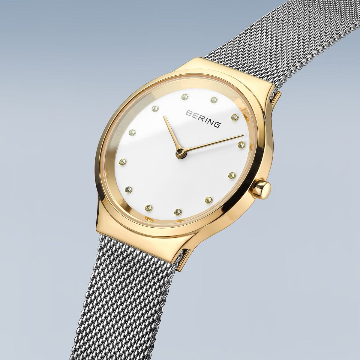 BERING Damenuhr "Classic" 12131-010-190-GWP1, Set silber/gelbgold