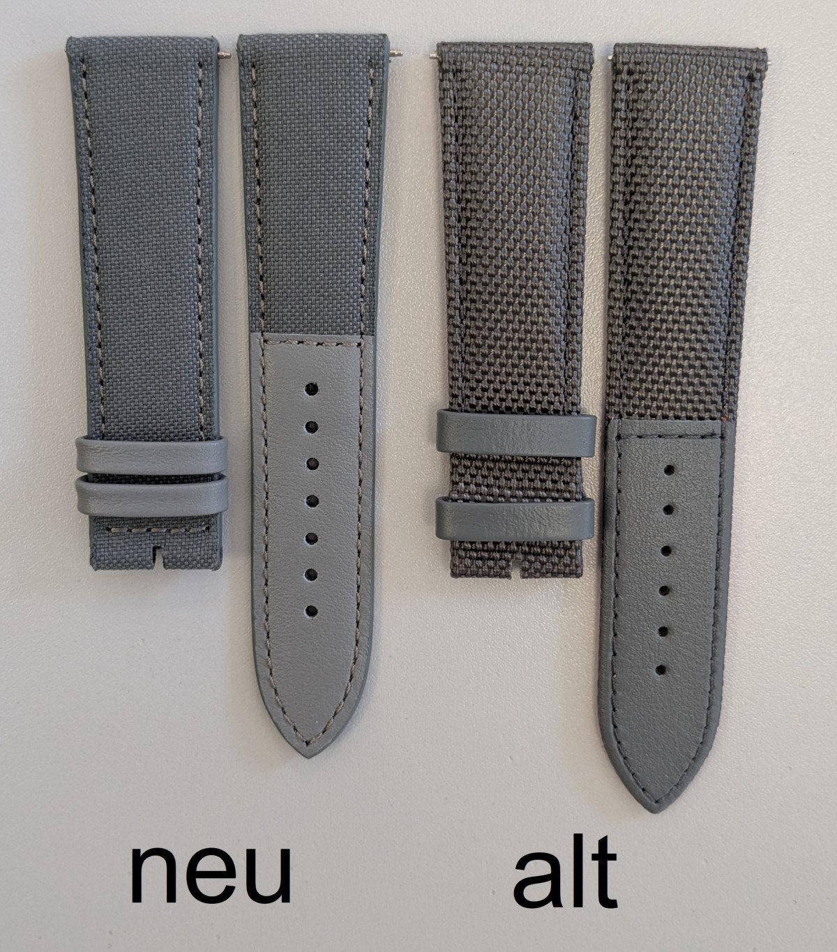 Uhrenarmband MÜHLE GLASHÜTTE "29er Big" M1-25-31-CB-2, grau 22 mm
