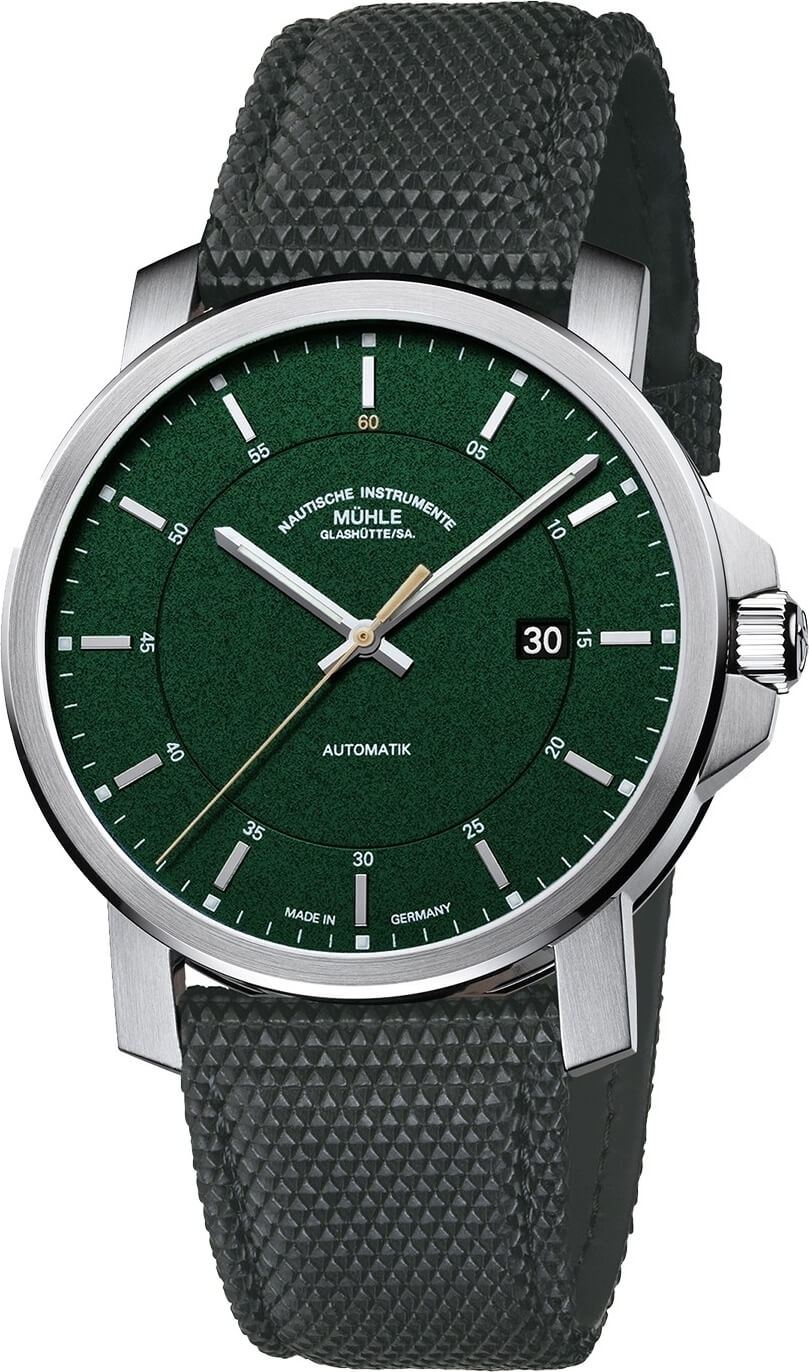 Uhrenarmband MÜHLE GLASHÜTTE "29er Casual", M1-25-76-201-NB, anthrazit 22 mm Uhrenarmband MÜHLE GLASHÜTTE "29er Casual", M1-25-76-201-NB, anthrazit 22 mm