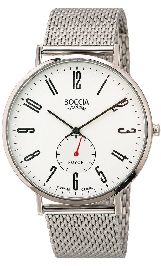 Uhrenarmband BOCCIA 3592-03, silber 20 mm Uhrenarmband BOCCIA 3592-03, silber 20 mm