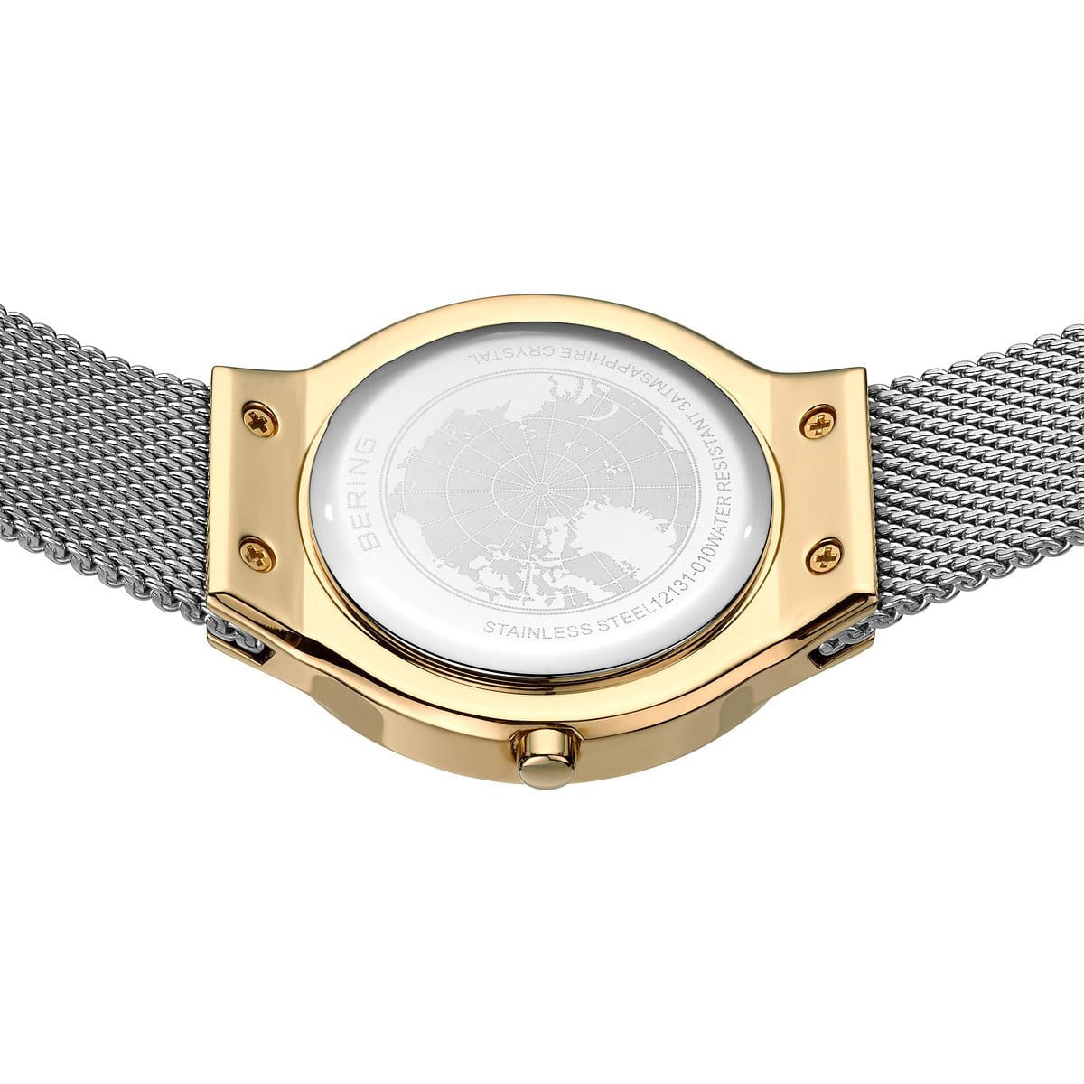 BERING Damenuhr "Classic" 12131-010-190-GWP1, Set silber/gelbgold