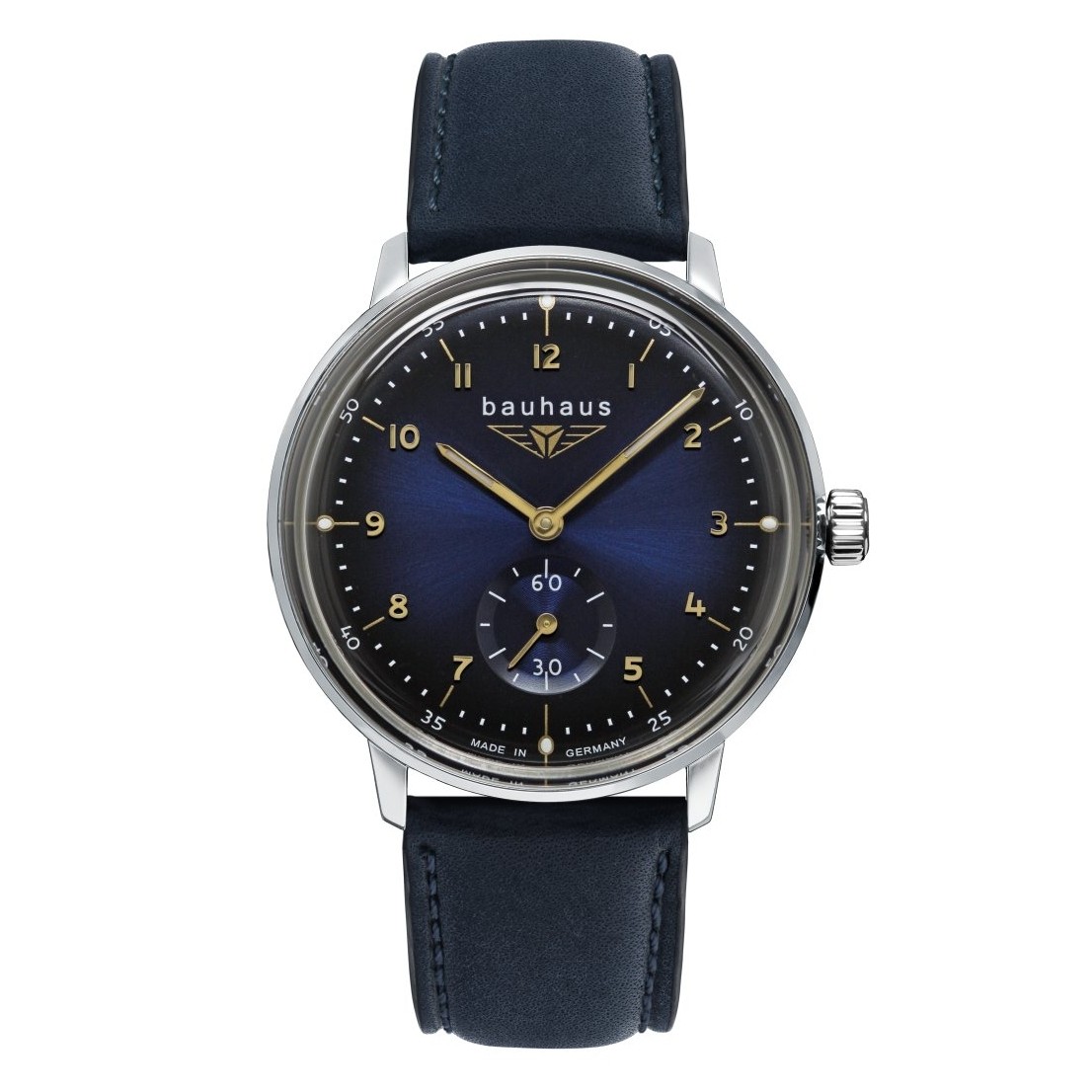 Uhrenarmband BAUHAUS "Classic" 2037-3, blau 18 mm Uhrenarmband BAUHAUS "Classic" 2037-3, blau 18 mm