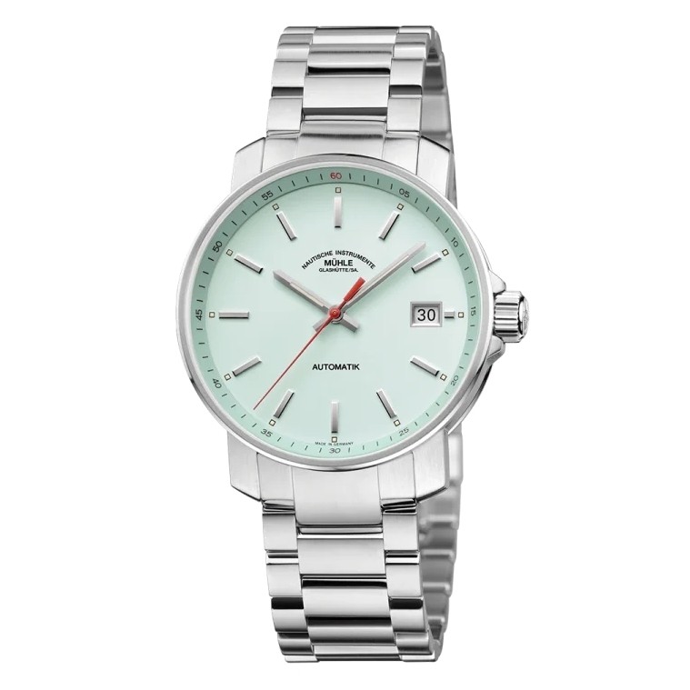 Uhrenarmband MÜHLE GLASHÜTTE "29er" M1-25-26-MB, silber 18 mm Uhrenarmband MÜHLE GLASHÜTTE "29er" M1-25-26-MB, silber 18 mm
