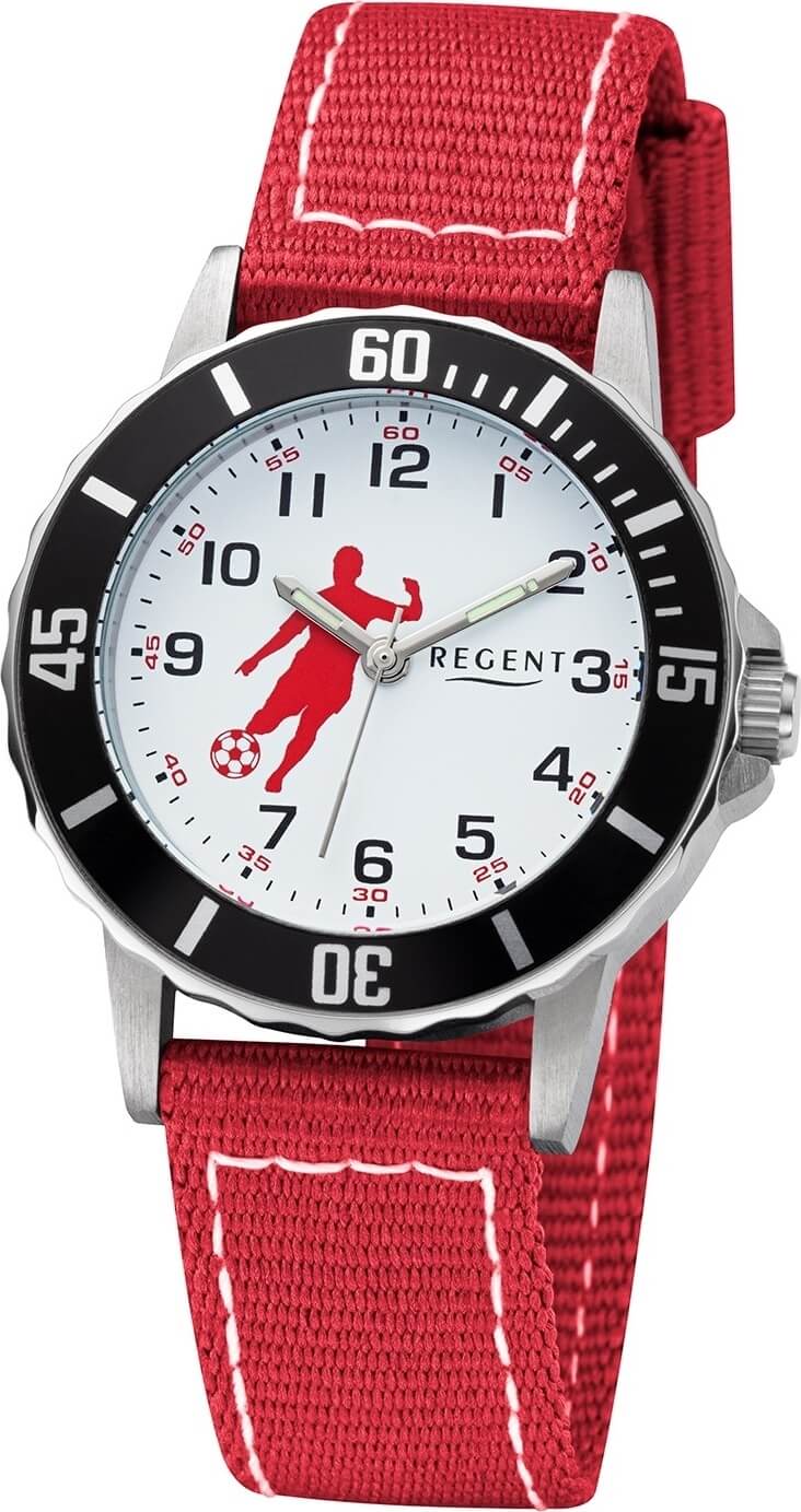 REGENT Kinderuhr F-1376, mit Fußballer